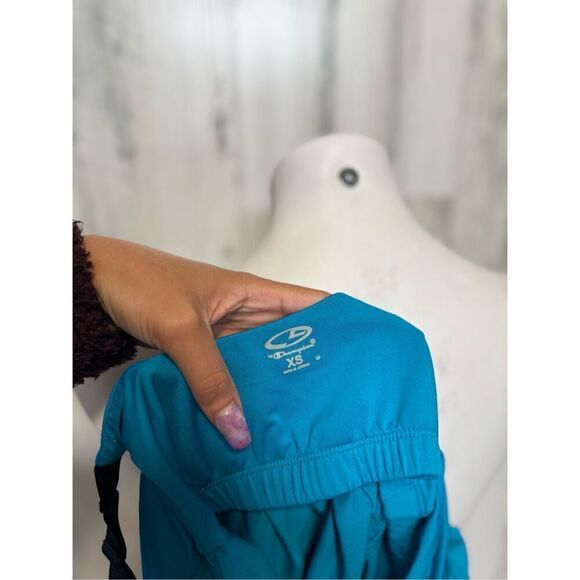 Champion blue tank top with sports bra - Picture 2 of 8